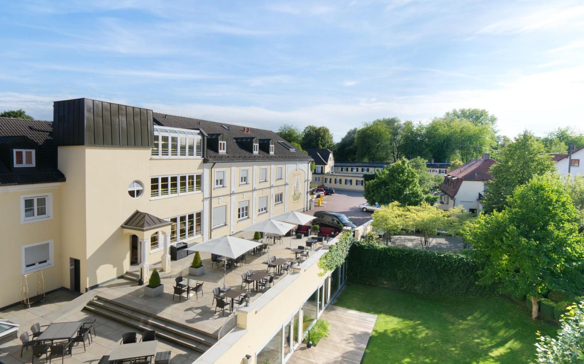 Hotel am Schlosspark Zum Kurfürst Oberschleißheim Exterior foto